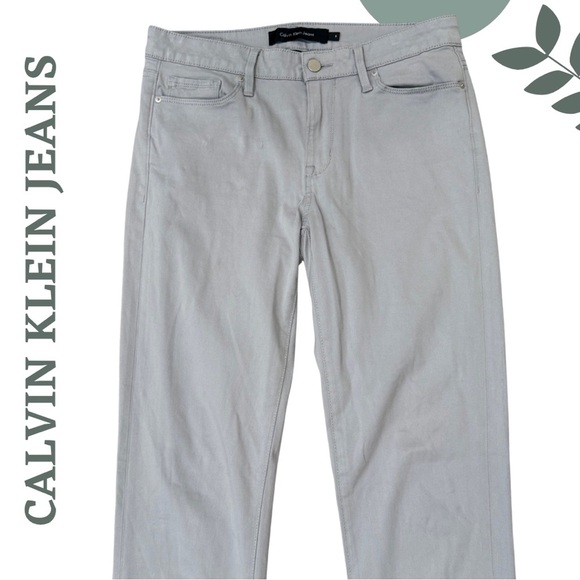 🛍️3/$40 Calvin Klein Light Grey Slim Fit Skinny Jeans - Women’s Size 6 - Picture 3 of 6